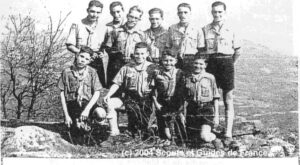 Routiers et Scouts à la Garde-Frenet, 1944