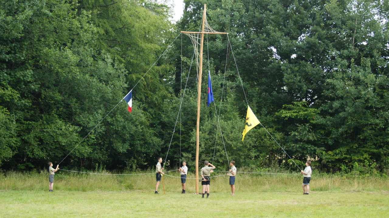 Mât des couleurs