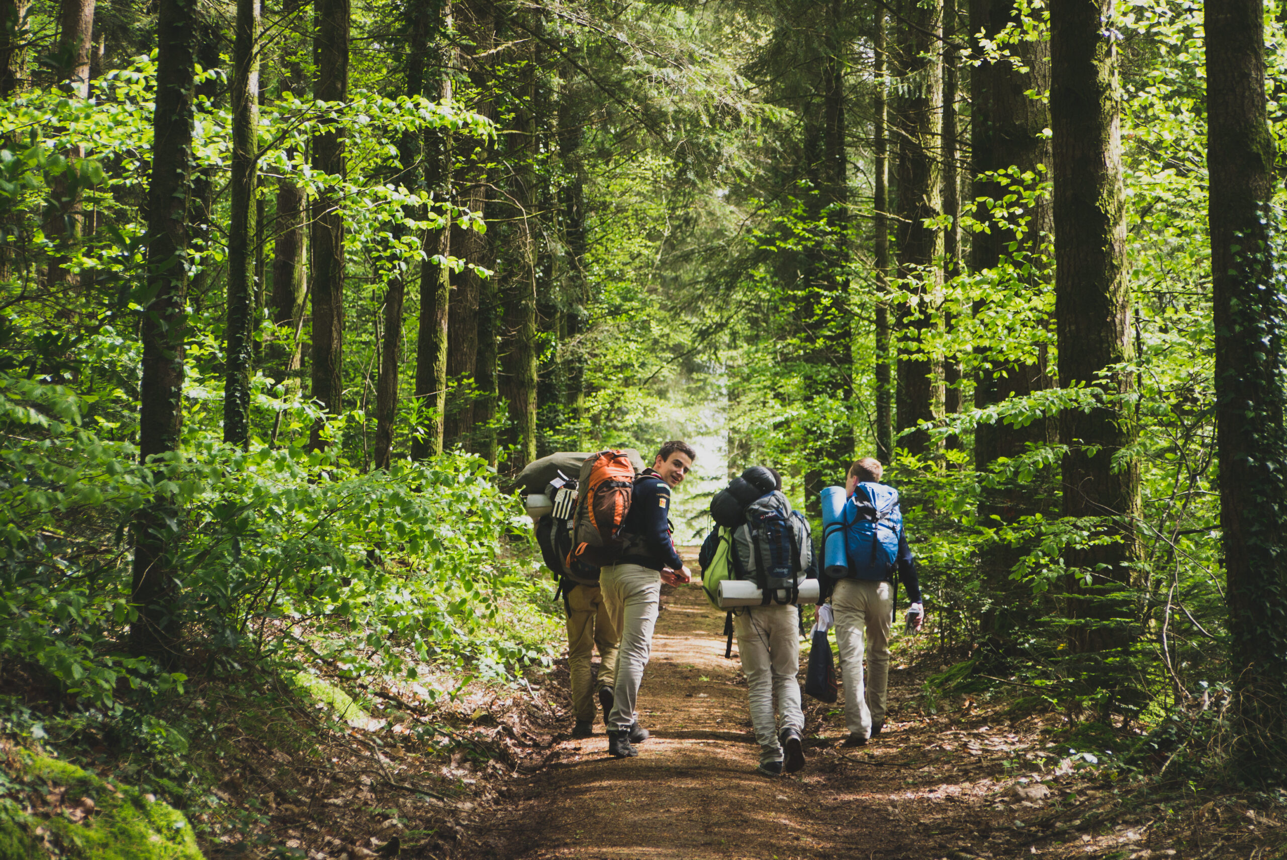 Sac à dos pour le camp scout