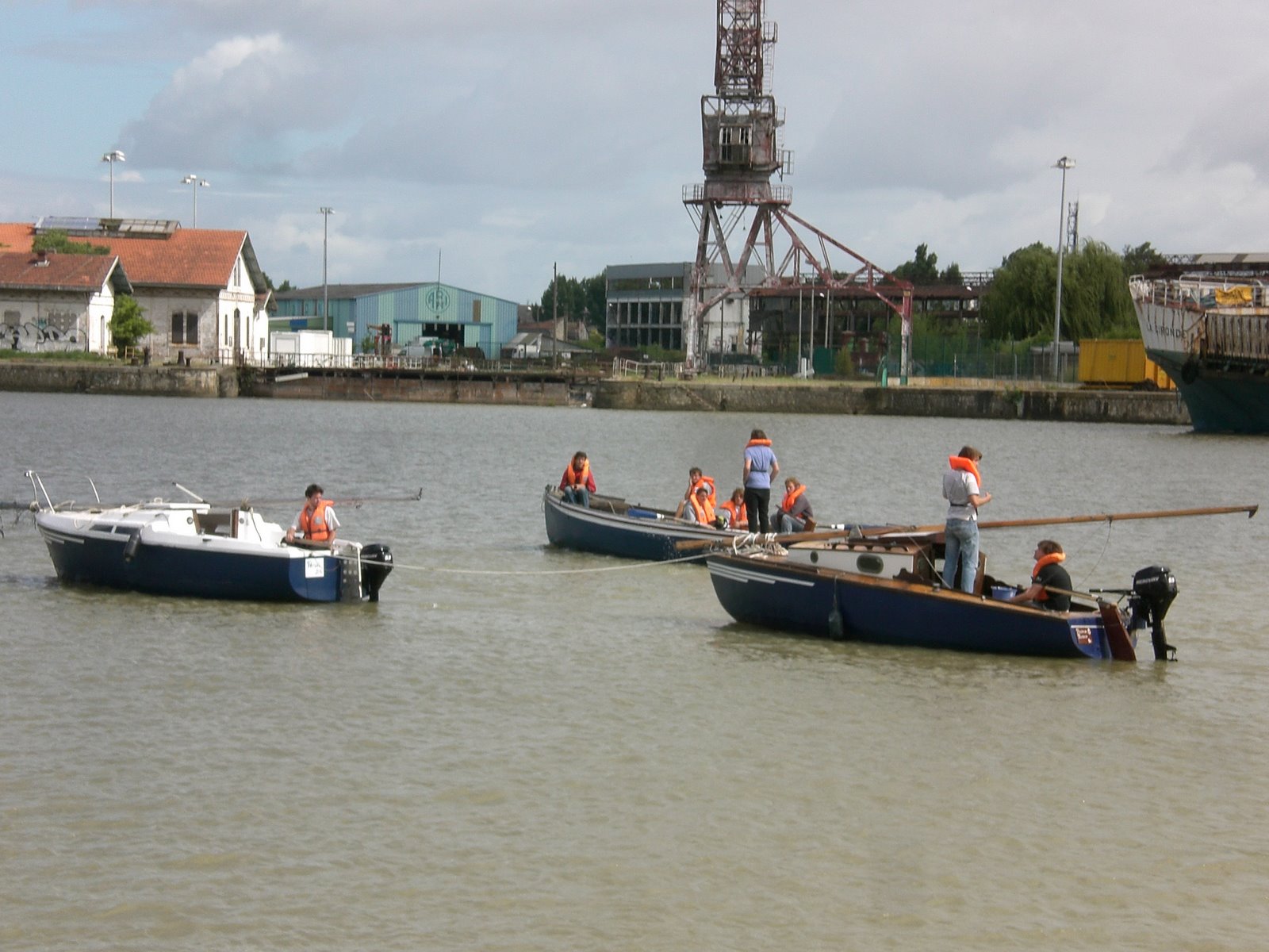 Le 07 juillet 2008 : convoyage vers le grutage