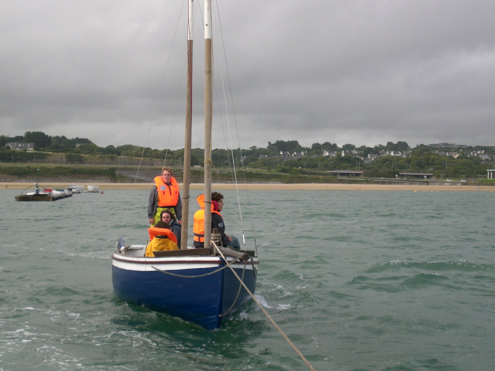 Le 10 juillet 2008 : arrivée à Brest