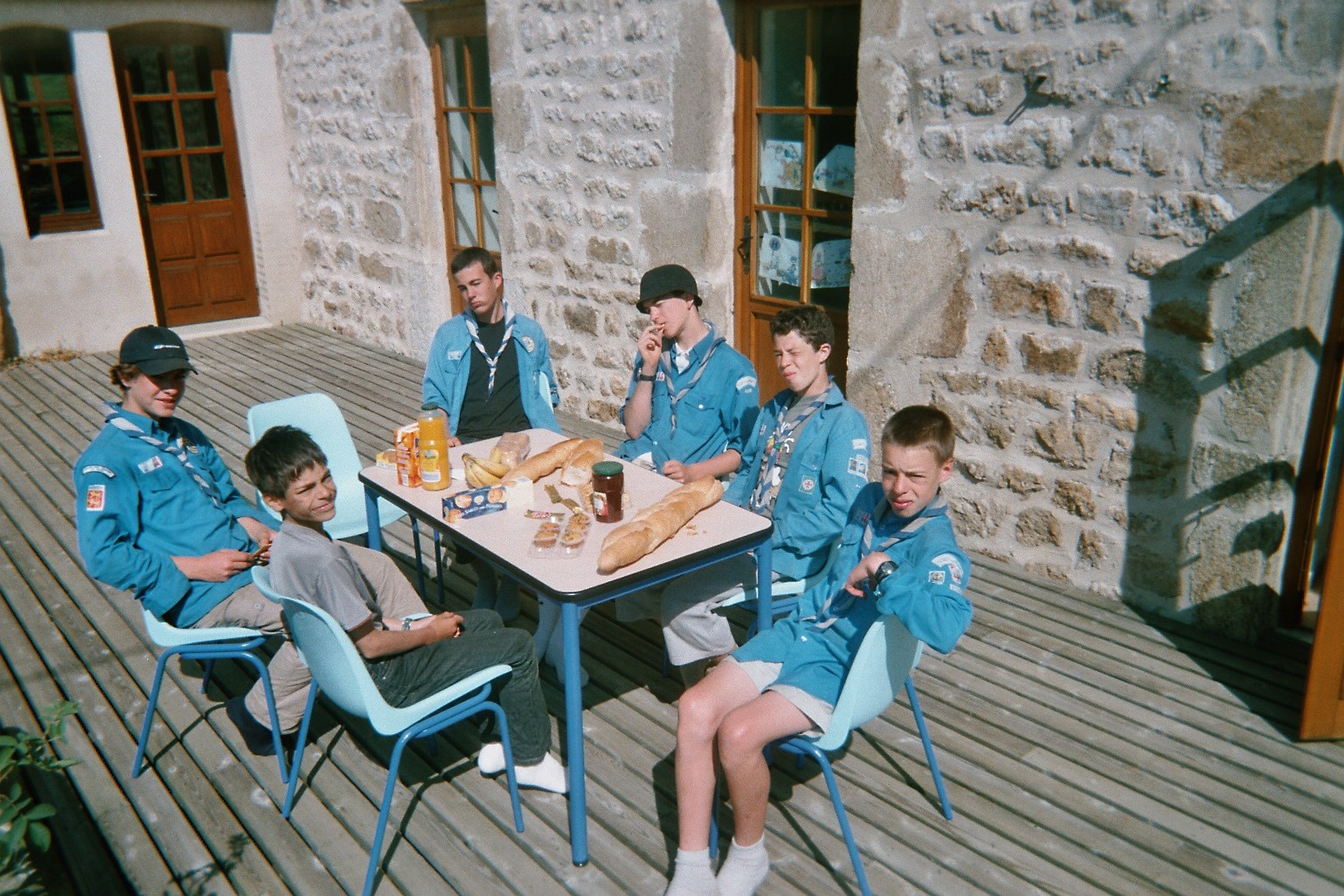 La patrouille du Tilapia au petit déjeuner