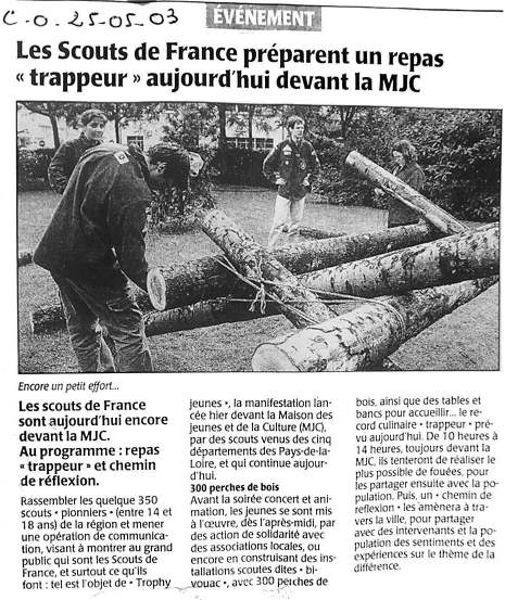 Le Courrier de l ouest 49 Dimanche 25 mai 2003