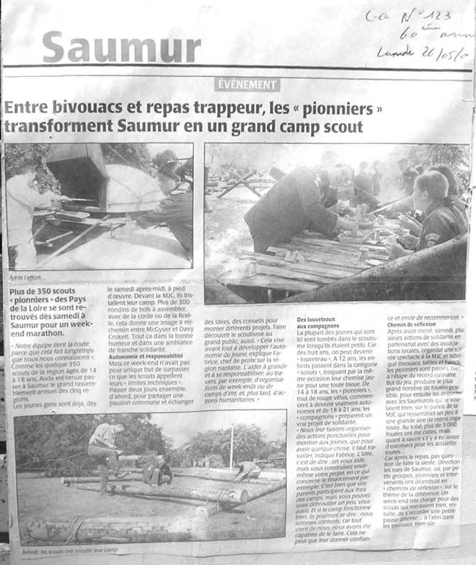 Le Courrier de l ouest 49 Lundi 26 mai 2003
