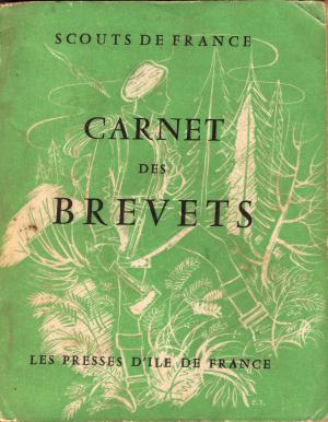 Carnet des brevets Scouts de France en 1952