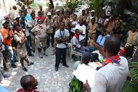 Les scouts appelés à l’aide par la MINUSTAH et le gouvernement haïtien