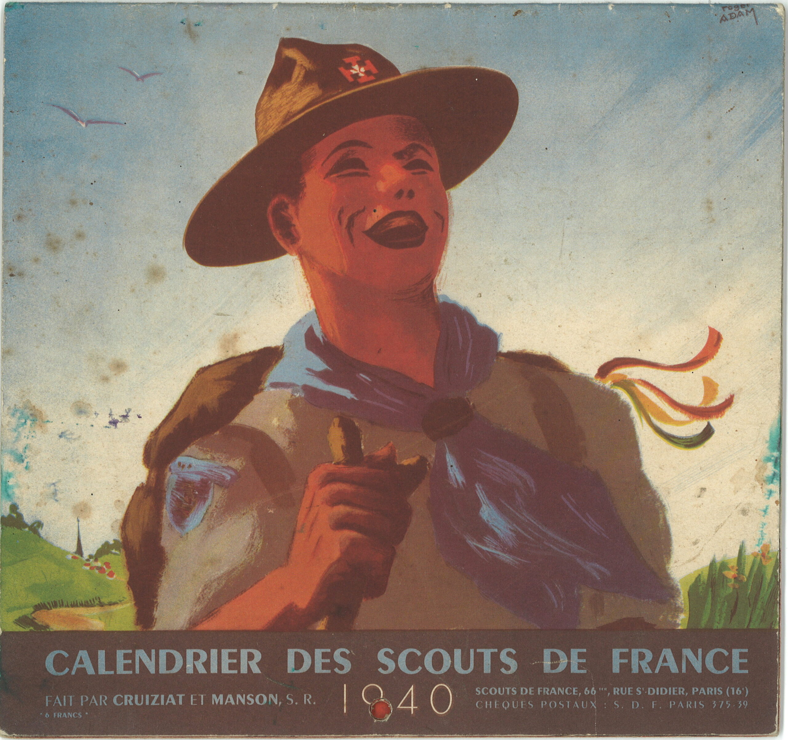 Calendrier Scouts de France de 1940