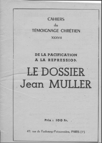 Complément au dossier Jean Muller