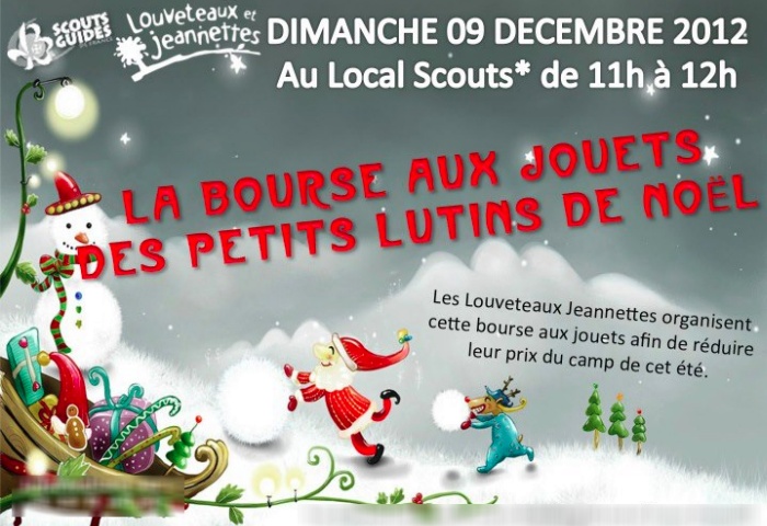 La bourse aux jouets de Noël