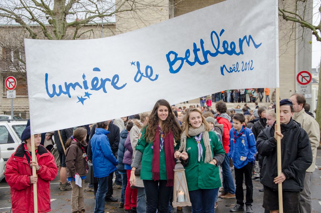 La lumière de Bethléem à Caen