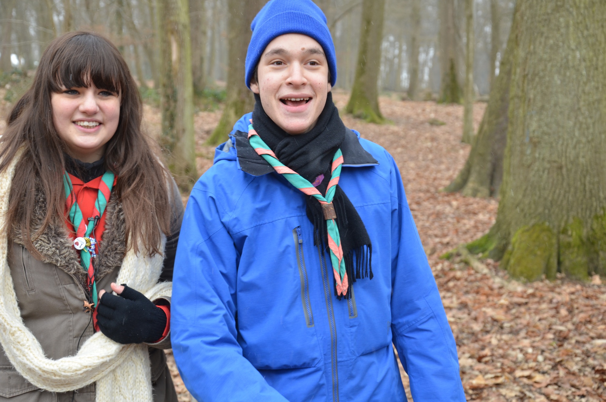 Les Scouts et Guides de France en service pour le FRAT