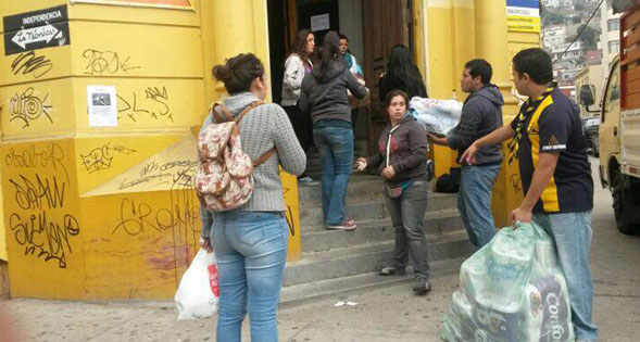 Les scouts au secours de Valparaiso