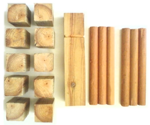 Fabriquer un jeu de Kubb