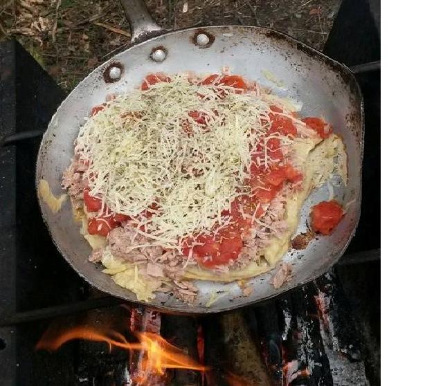 Pizza à la poêle