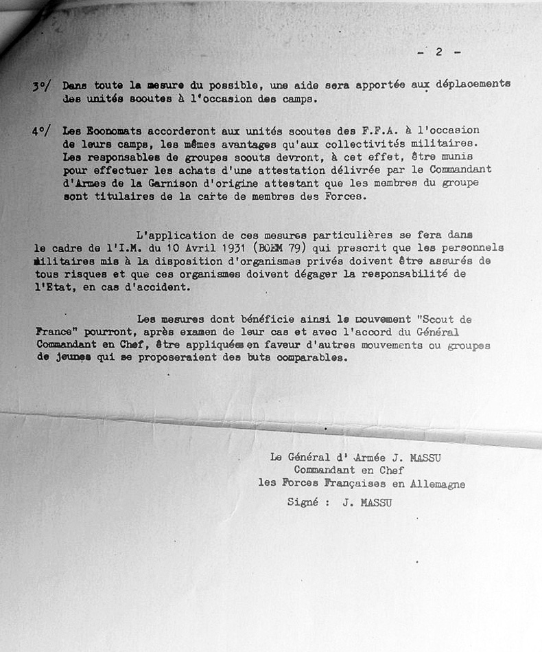 circulaire du Général page 2