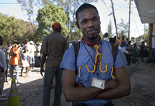 Wilner, 23 ans, scout à Haïti