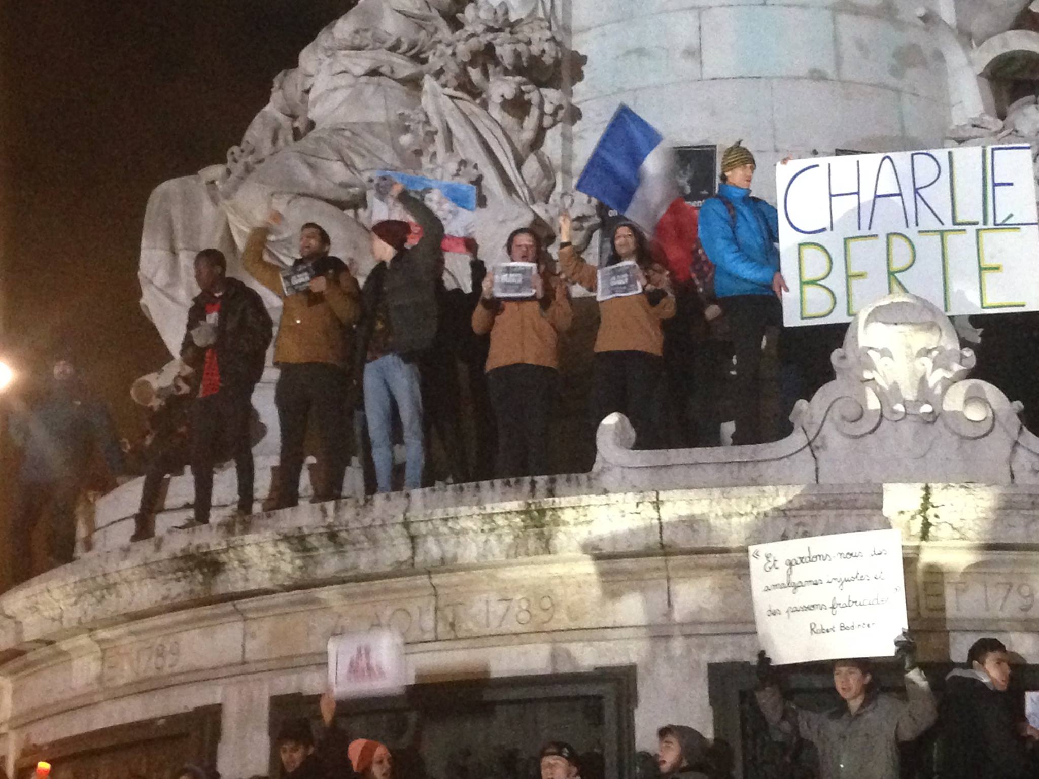 Appel à participer aux marches républicaines du 11 janvier 2015