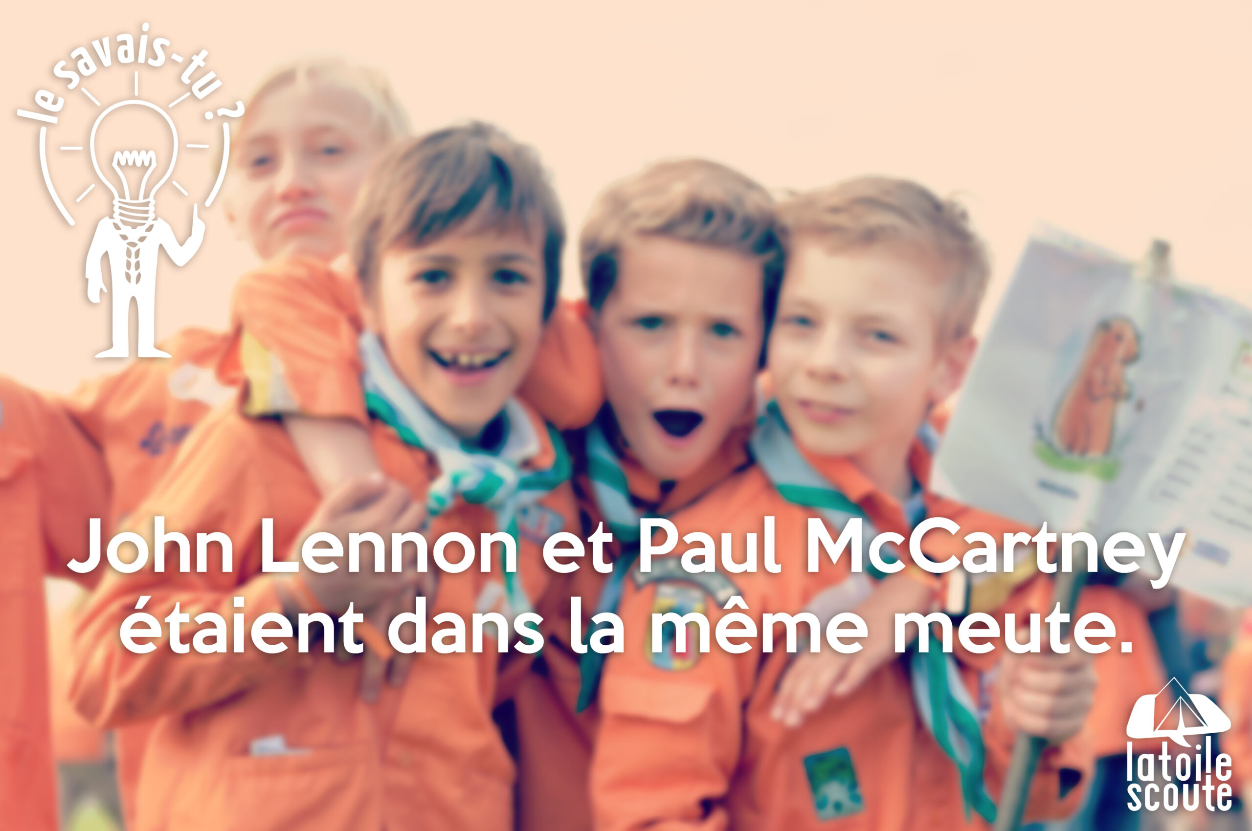 John Lennon et Paul McCartney…