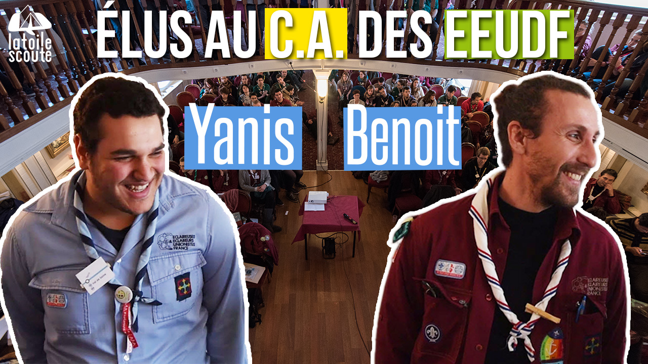 Benoît et Yanis, membres du conseil d’administration des EEUDF