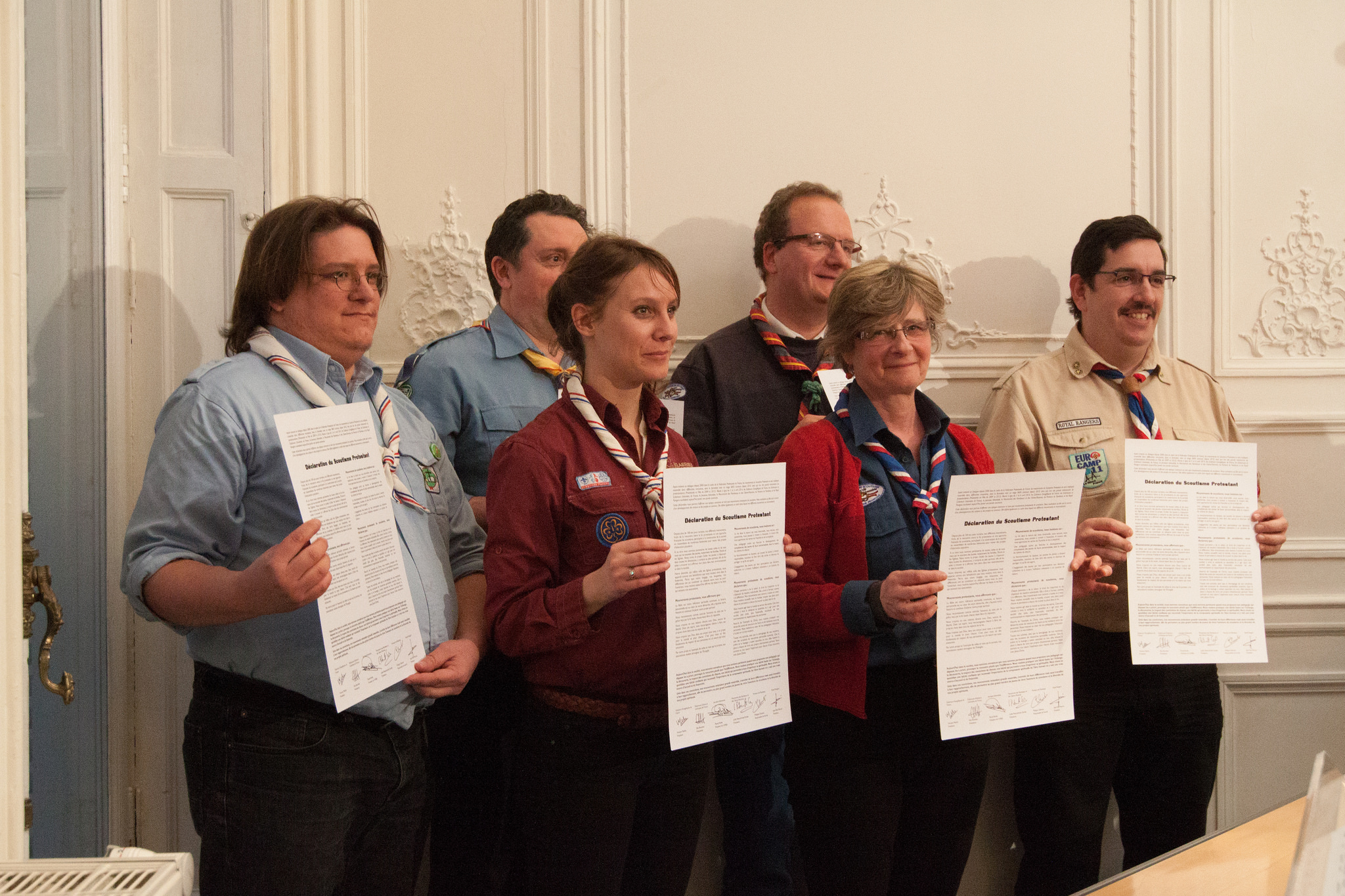 Signature de la Déclaration du Scoutisme Protestant