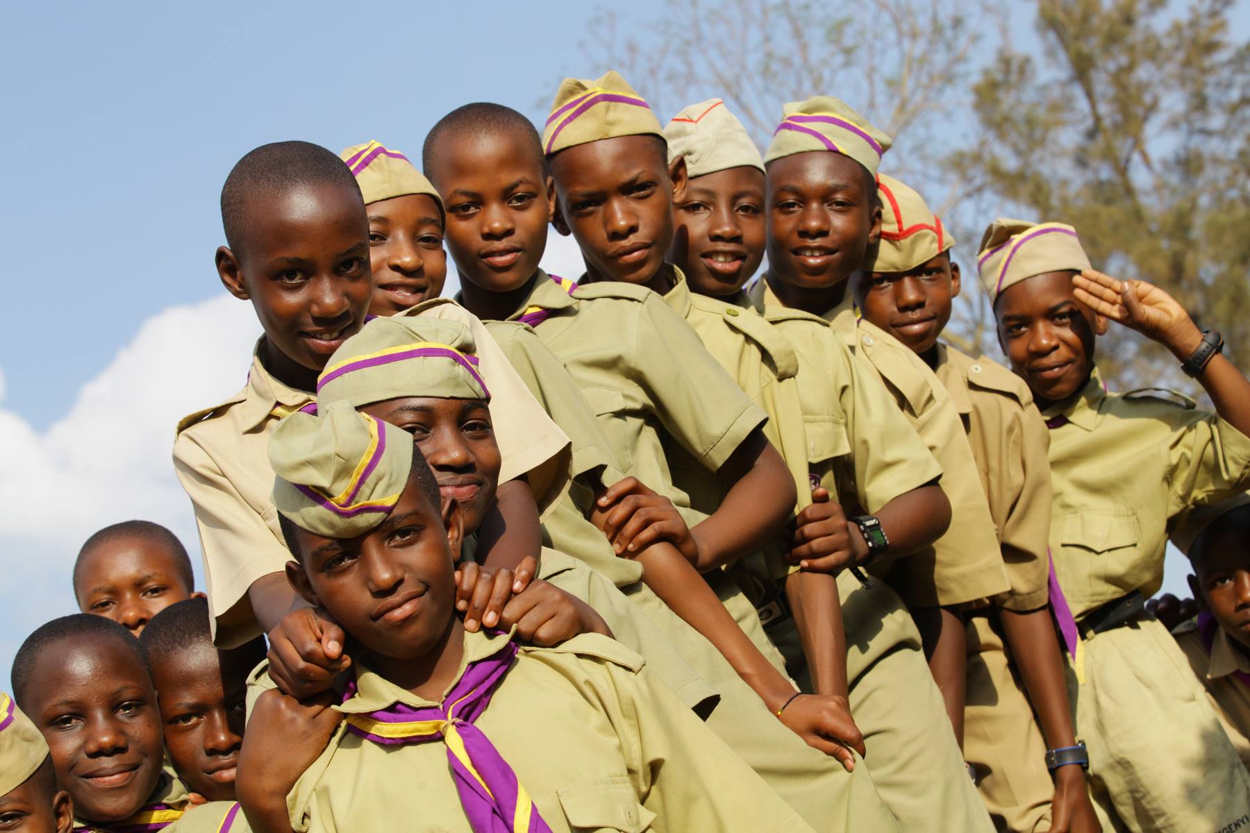 Les scouts ougandais fêtent leurs 100 ans