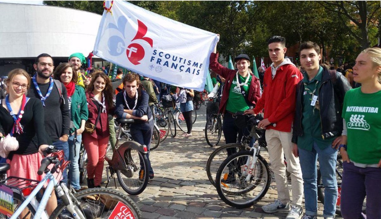 Le Scoutisme Français à Alternatiba – Paris