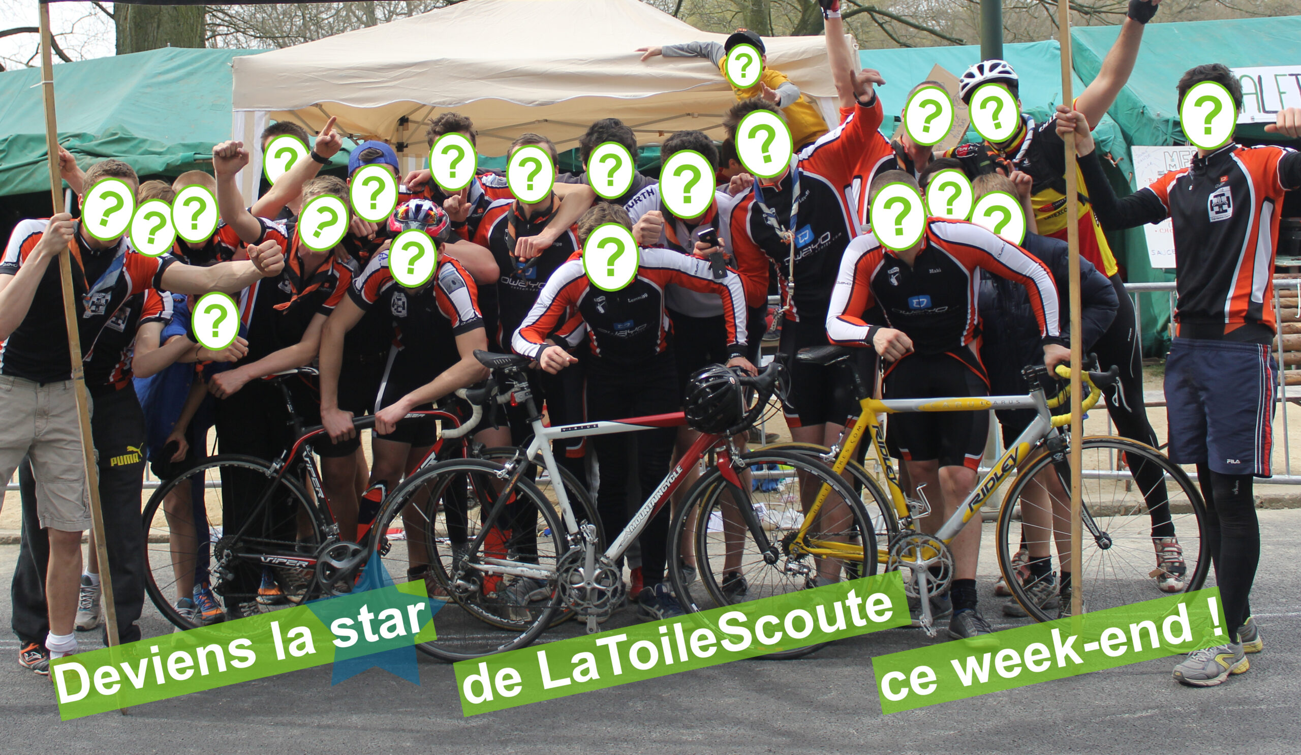 Deviens la star de LaToileScoute pendant les 24 heures vélo !