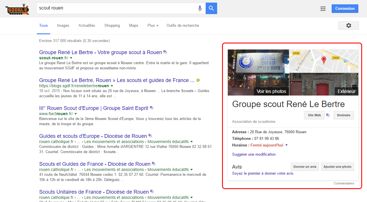 Optimiser le référencement local de son groupe scout