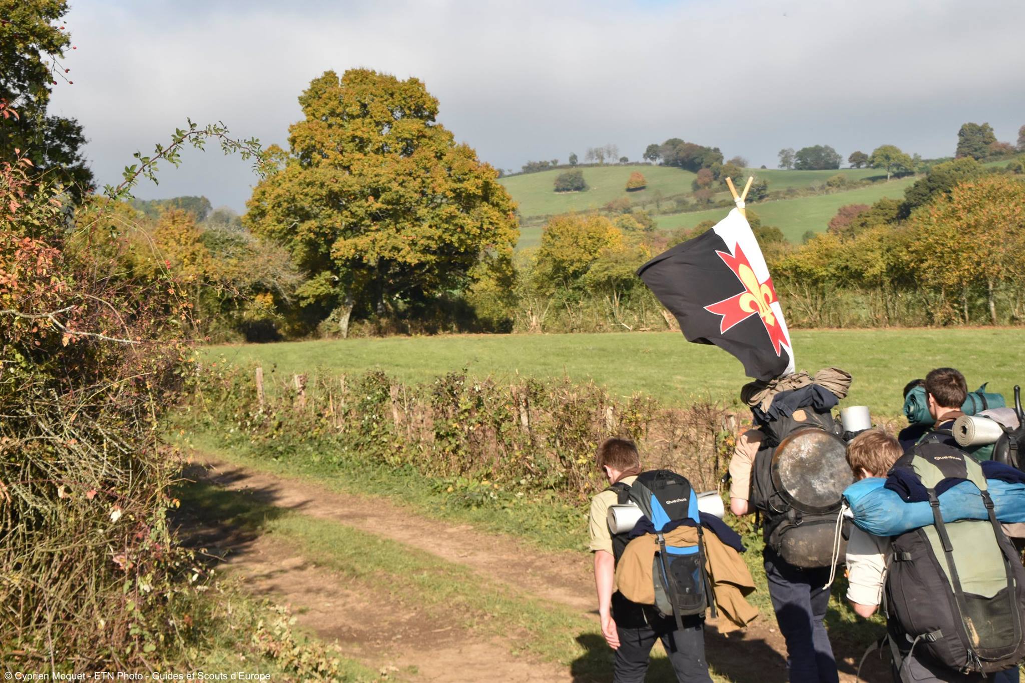 Les Scouts d’Europe à Vézelay