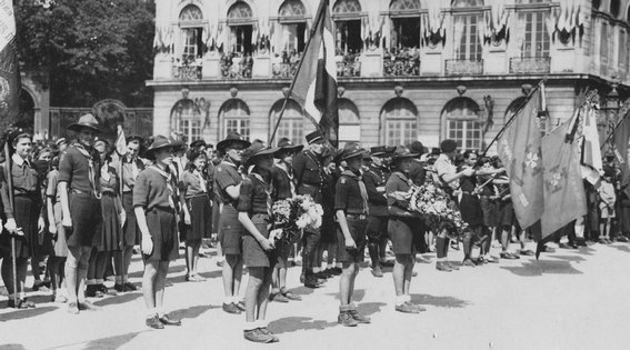 Scout à Nancy en été 1944