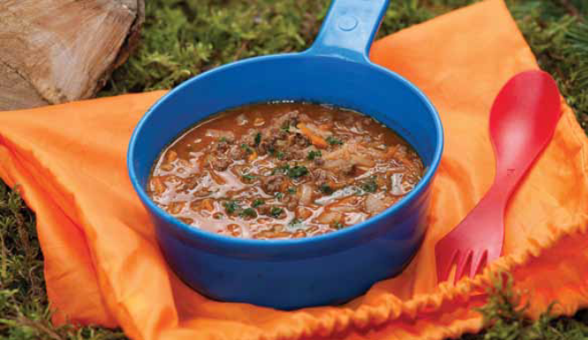 Soupe à la viande hachée