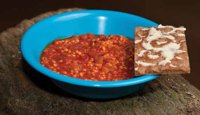 Soupe  de tomates aux lentilles