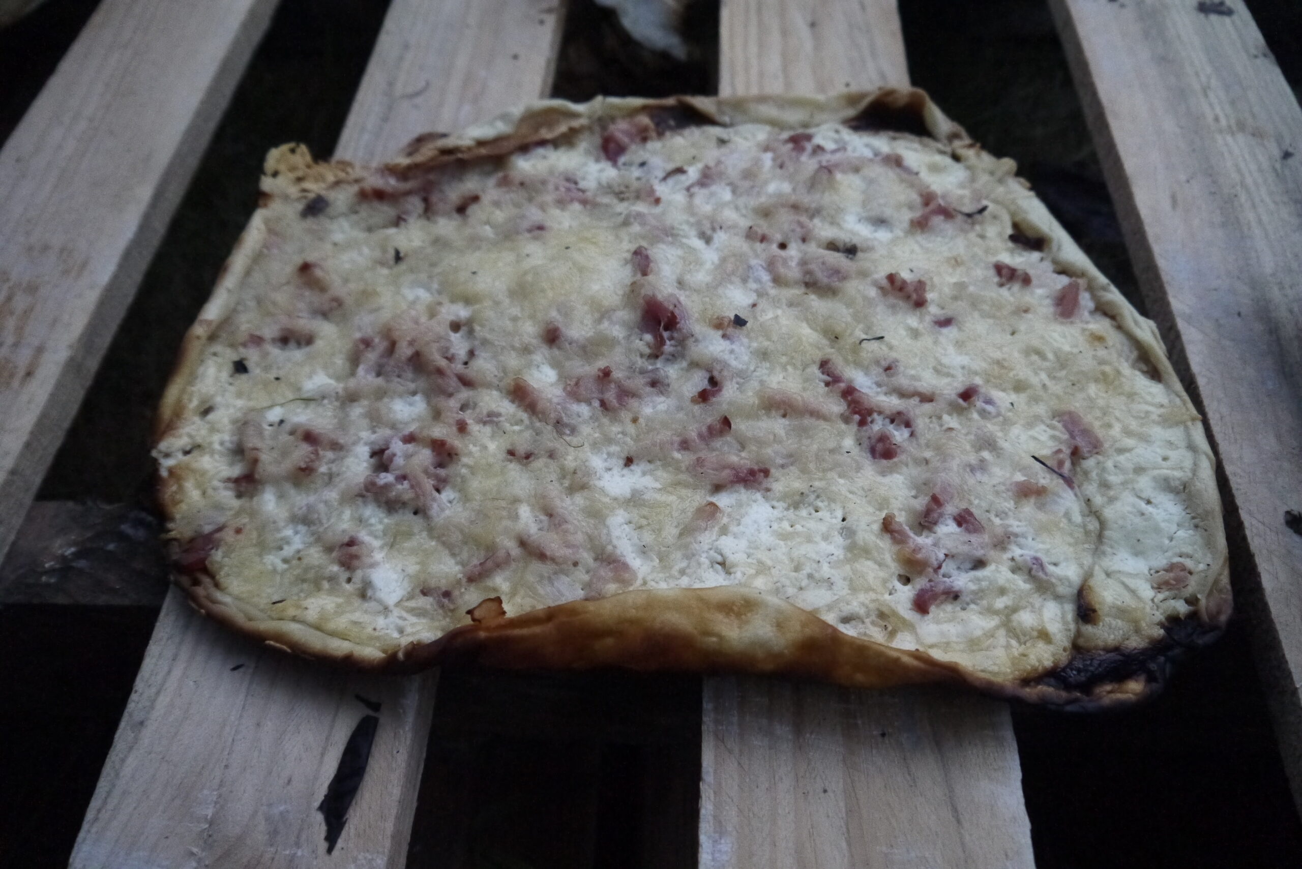 Tarte flambée :  flammekueche