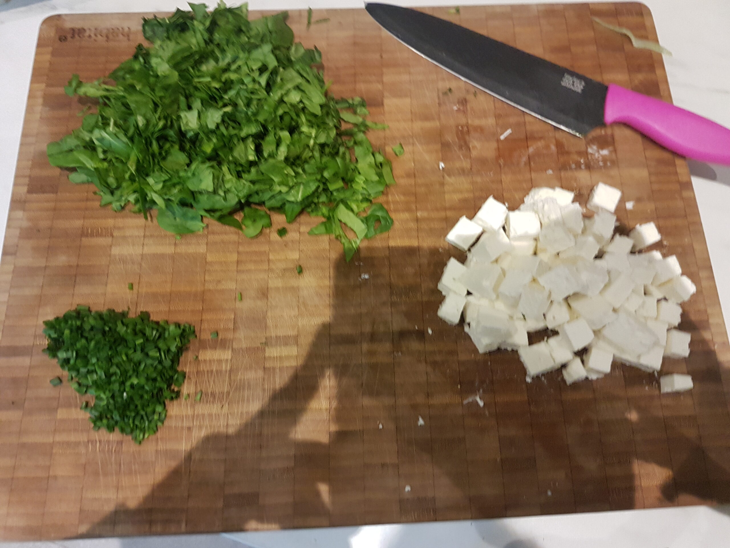 Tarte poireaux épinards et feta