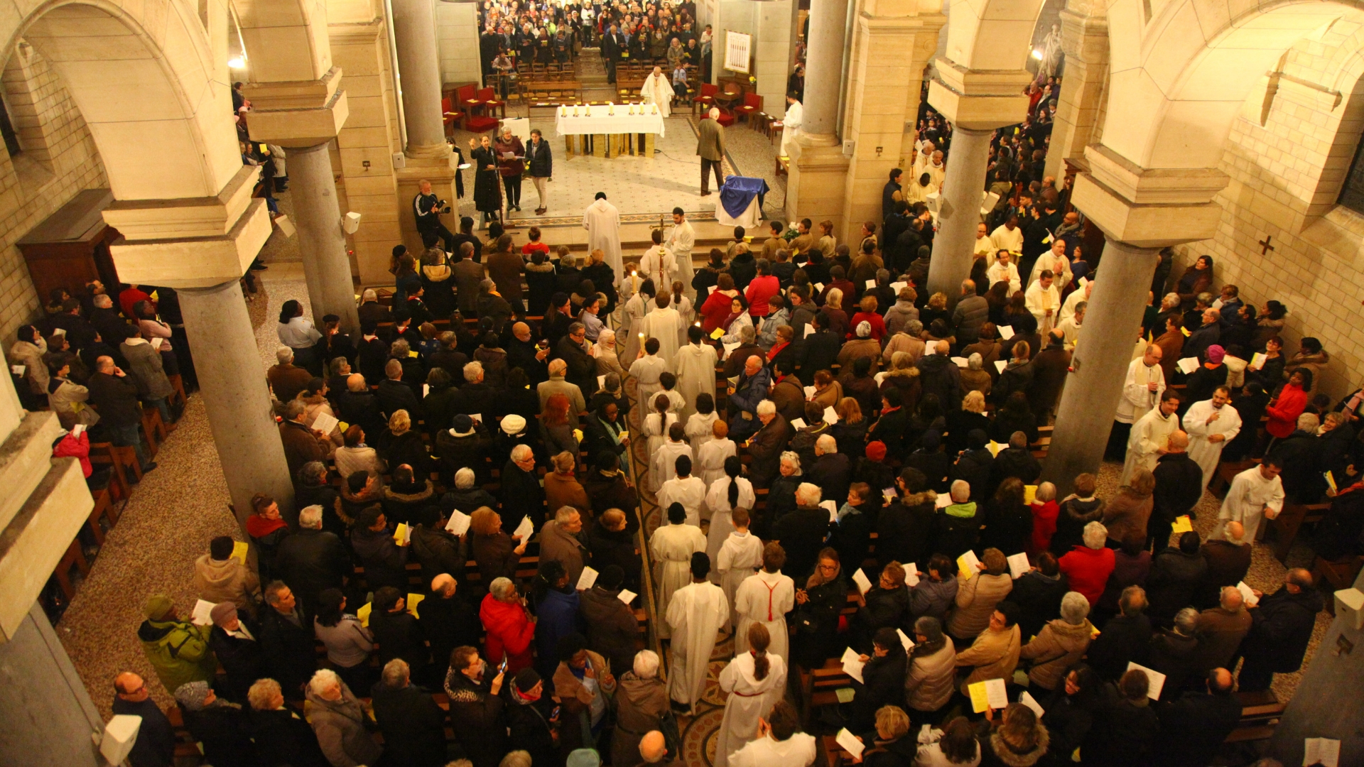 Les scouts présents au pèlerinage Notre Dame des Miracles