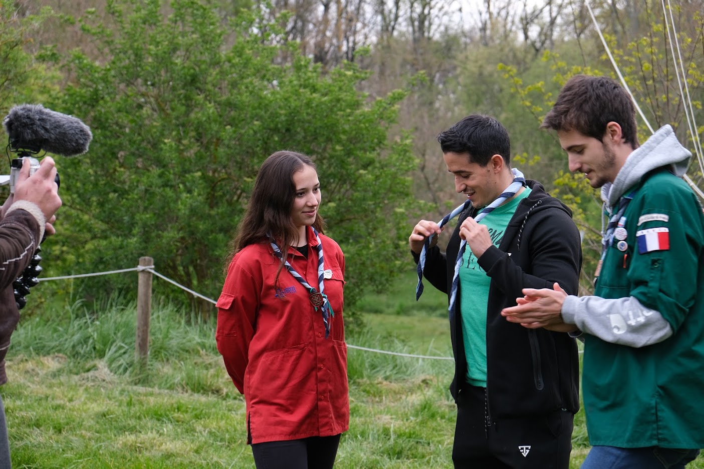 Les scouts qui ont tourné la vidéo avec Tibo InShape racontent