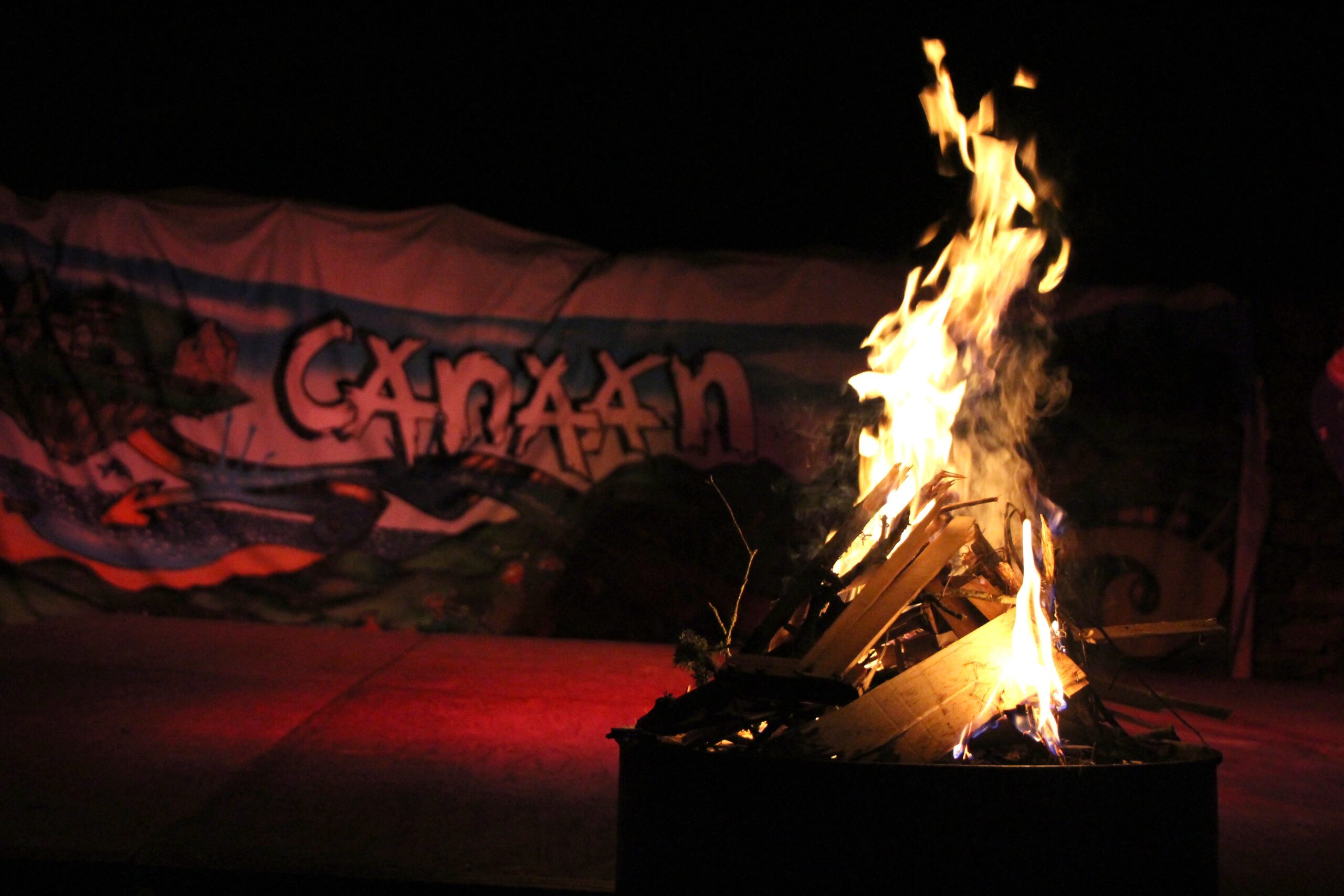 Cardabelle et feu à la plaine sur CANAAN 2019