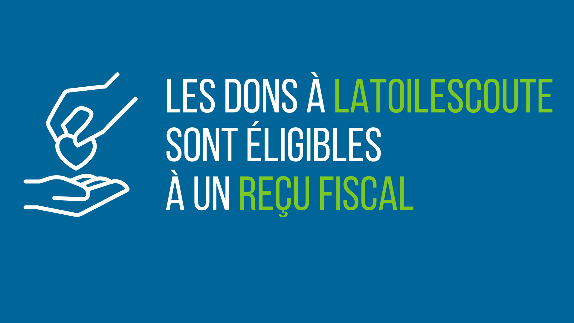 Reçu fiscal LaToileScoute